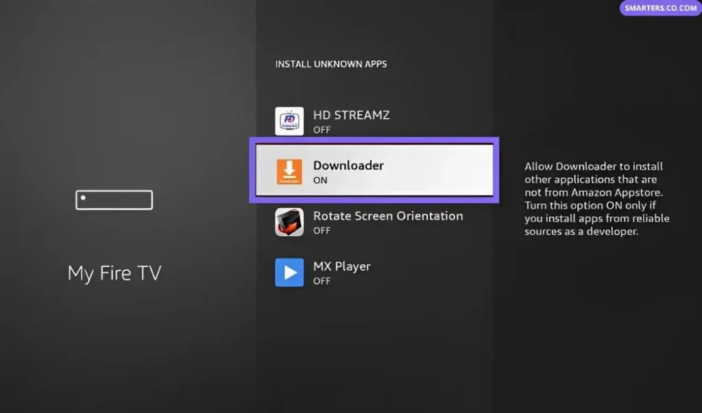 Enable Sideloading on FireStick 5