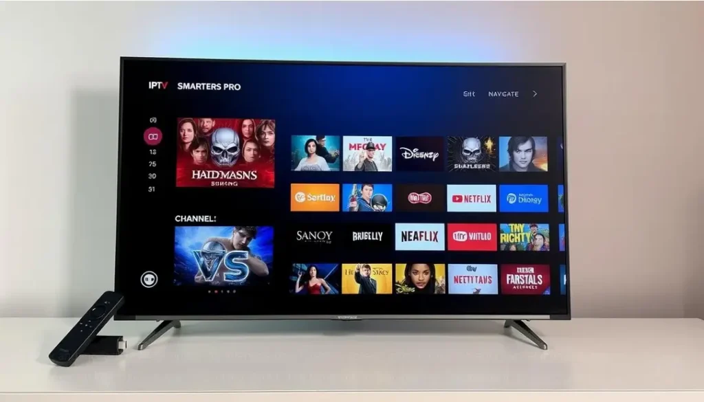 IPTV Smarters Pro interface