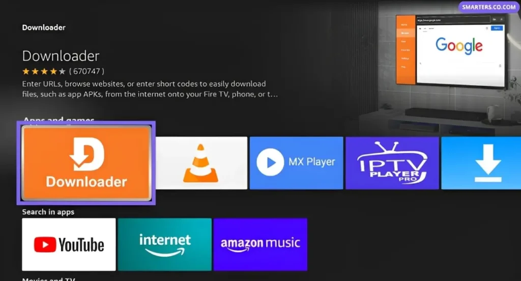how to install downloader in firestick device 3